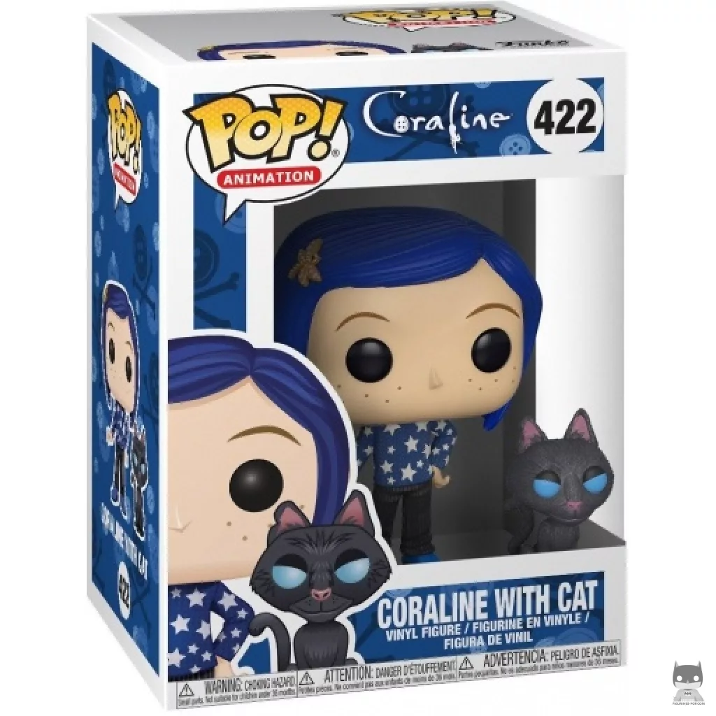 Coraline with Cat Funko Pop! figure in its box