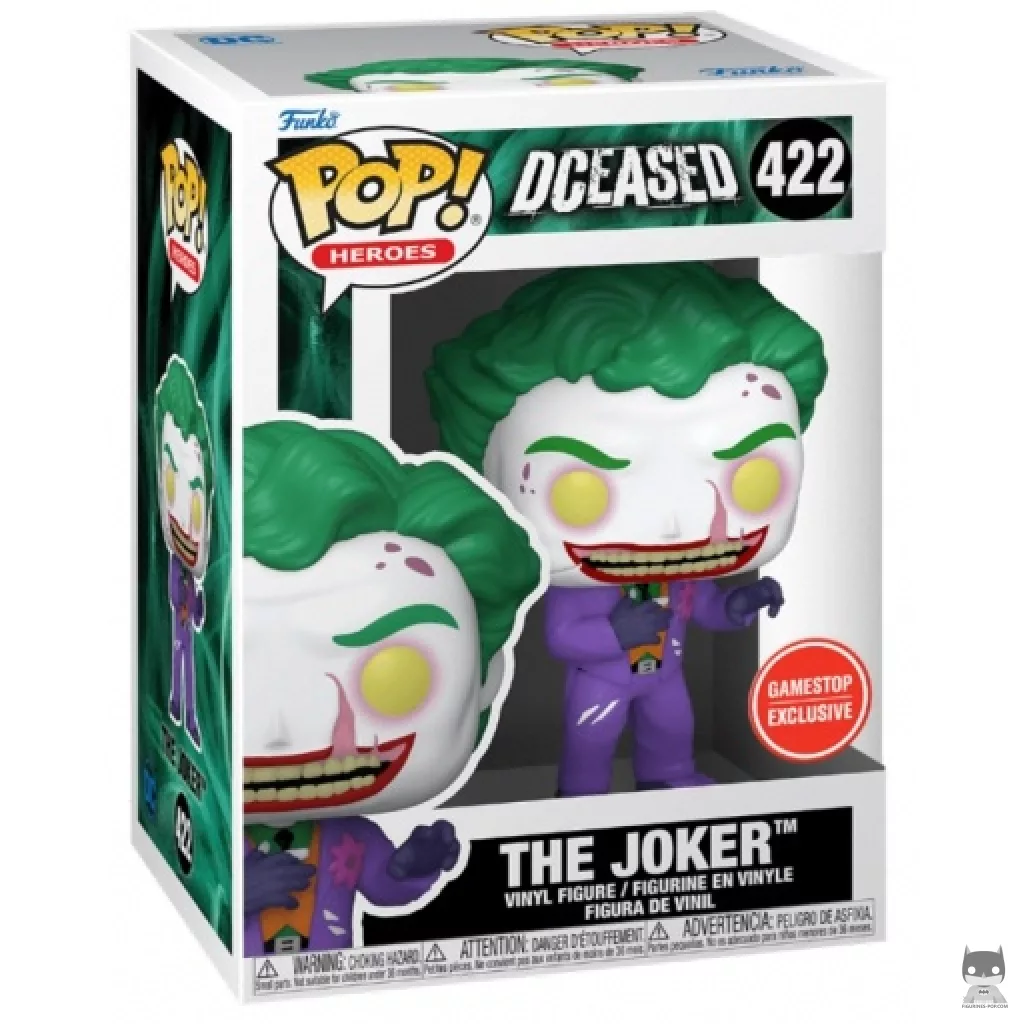 The Joker Funko Pop! figure in its box