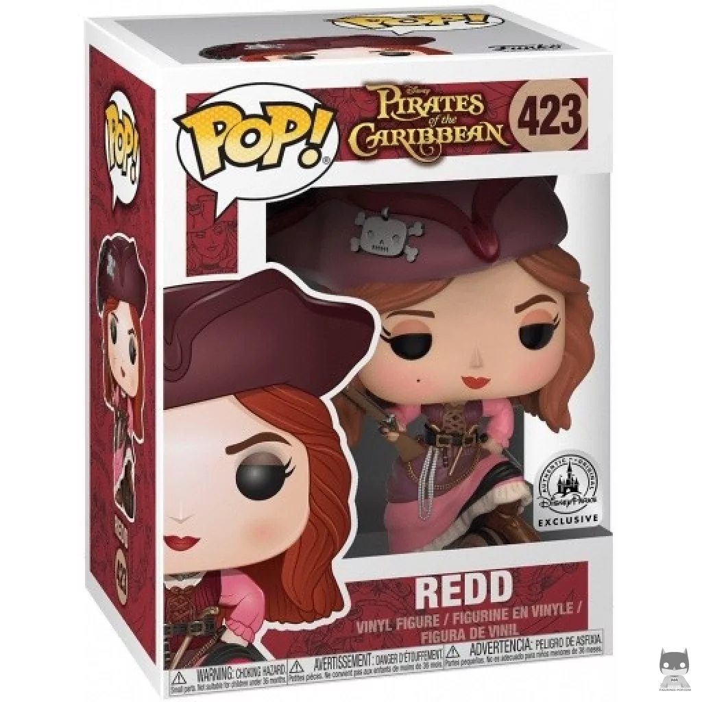 Redd Funko Pop! figure in its box