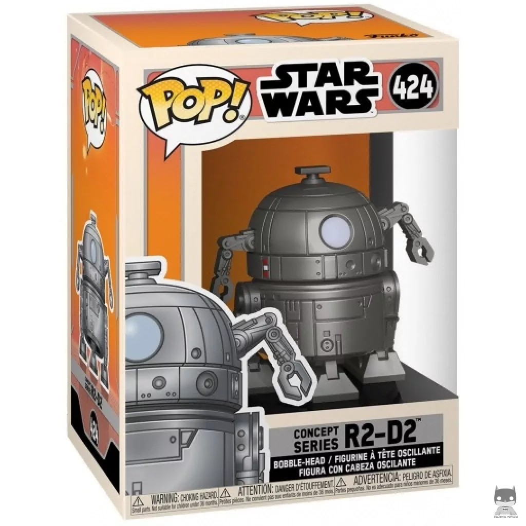 R2-D2 Funko Pop! figure in its box