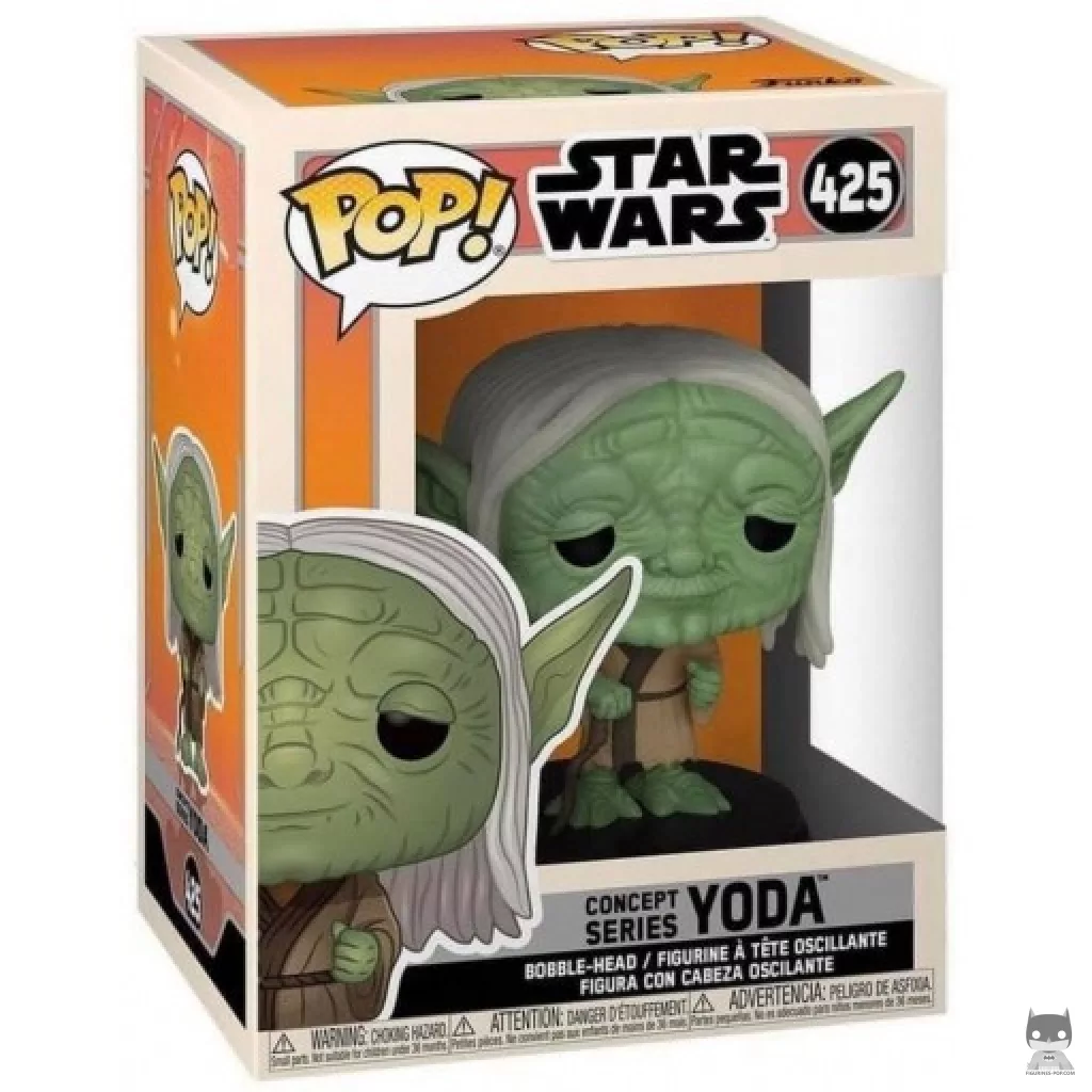 Yoda Funko Pop! figure in its box