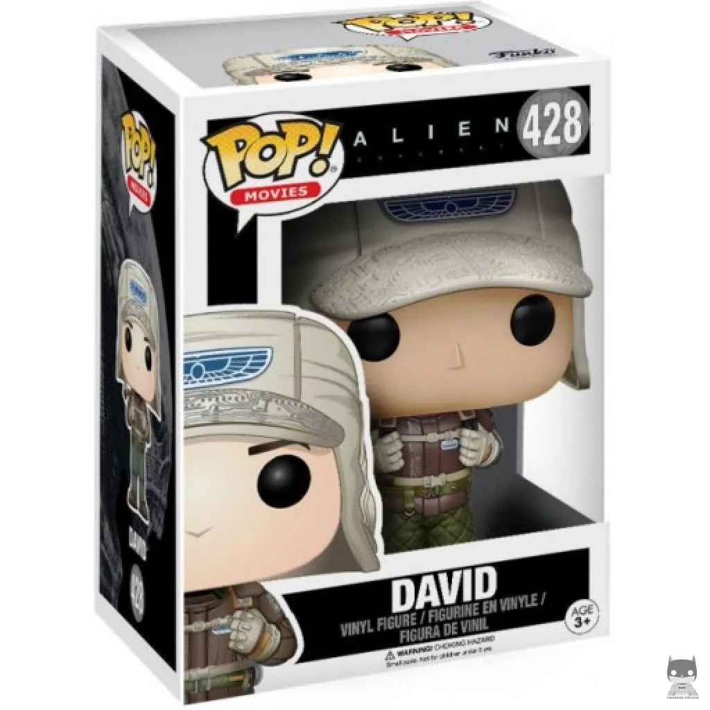 David Funko Pop! figure in its box