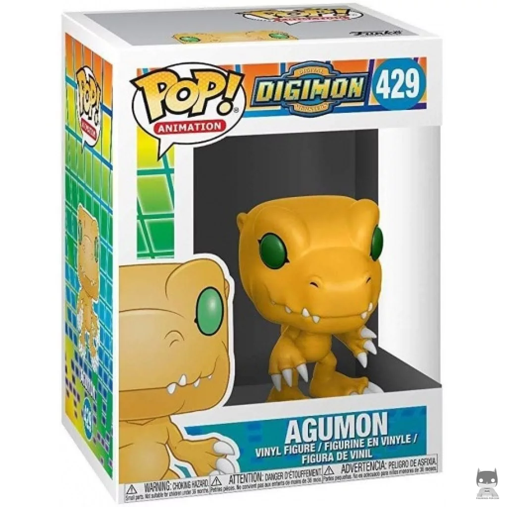 Agumon Funko Pop! figure in its box