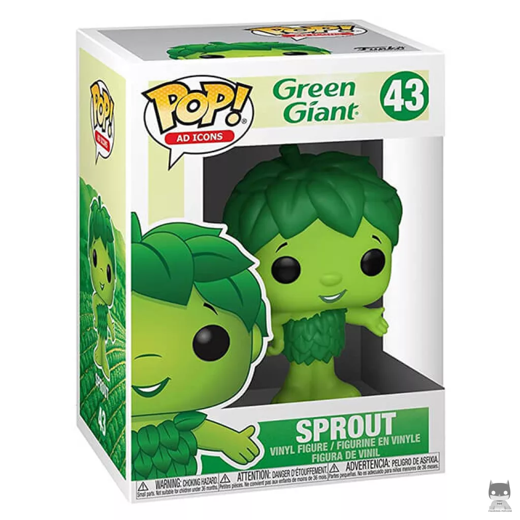 Sprout Funko Pop! figure in its box