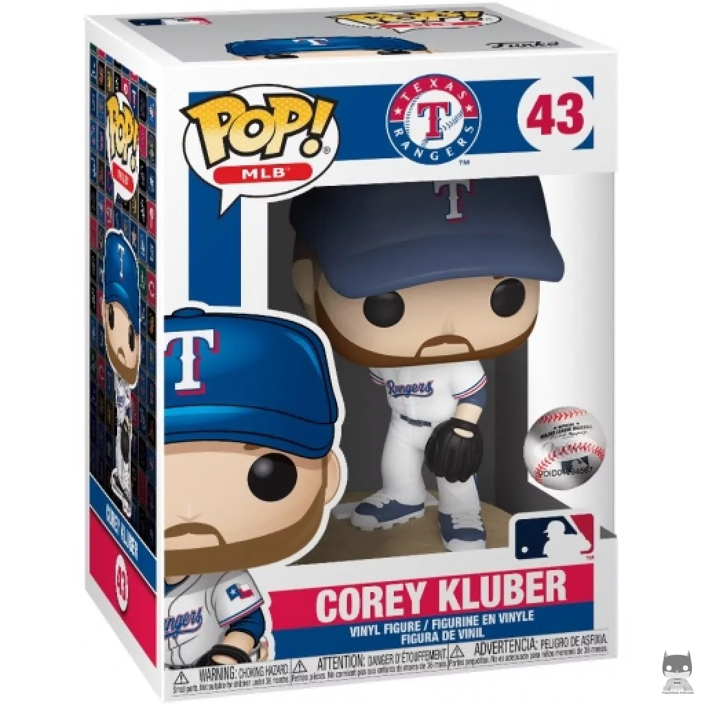 Corey Kluber Funko Pop! figure in its box