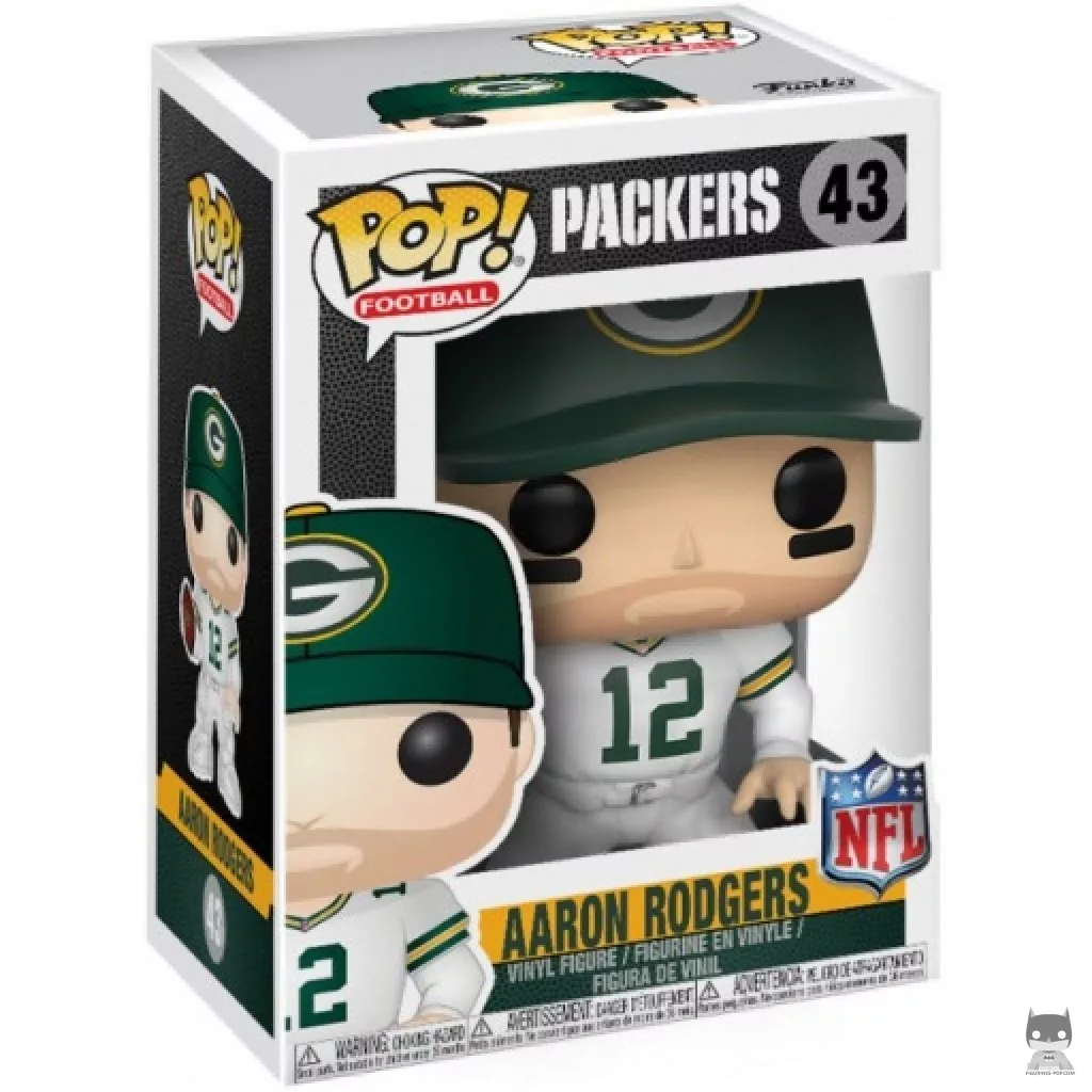 Aaron Rodgers (Green Bay Color Rush) Funko Pop! figure in its box