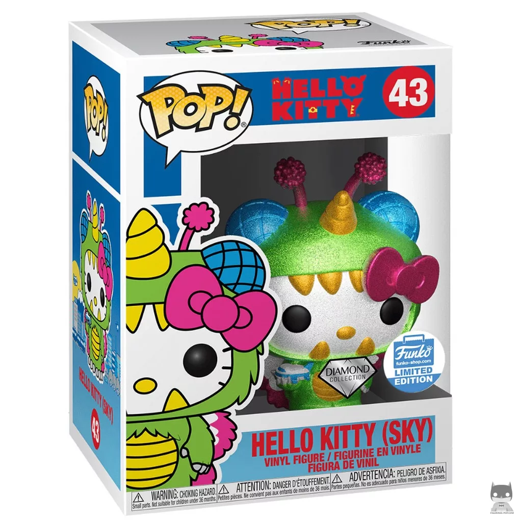 Hello Kitty Sky (Diamond Glitter) Funko Pop! figure in its box