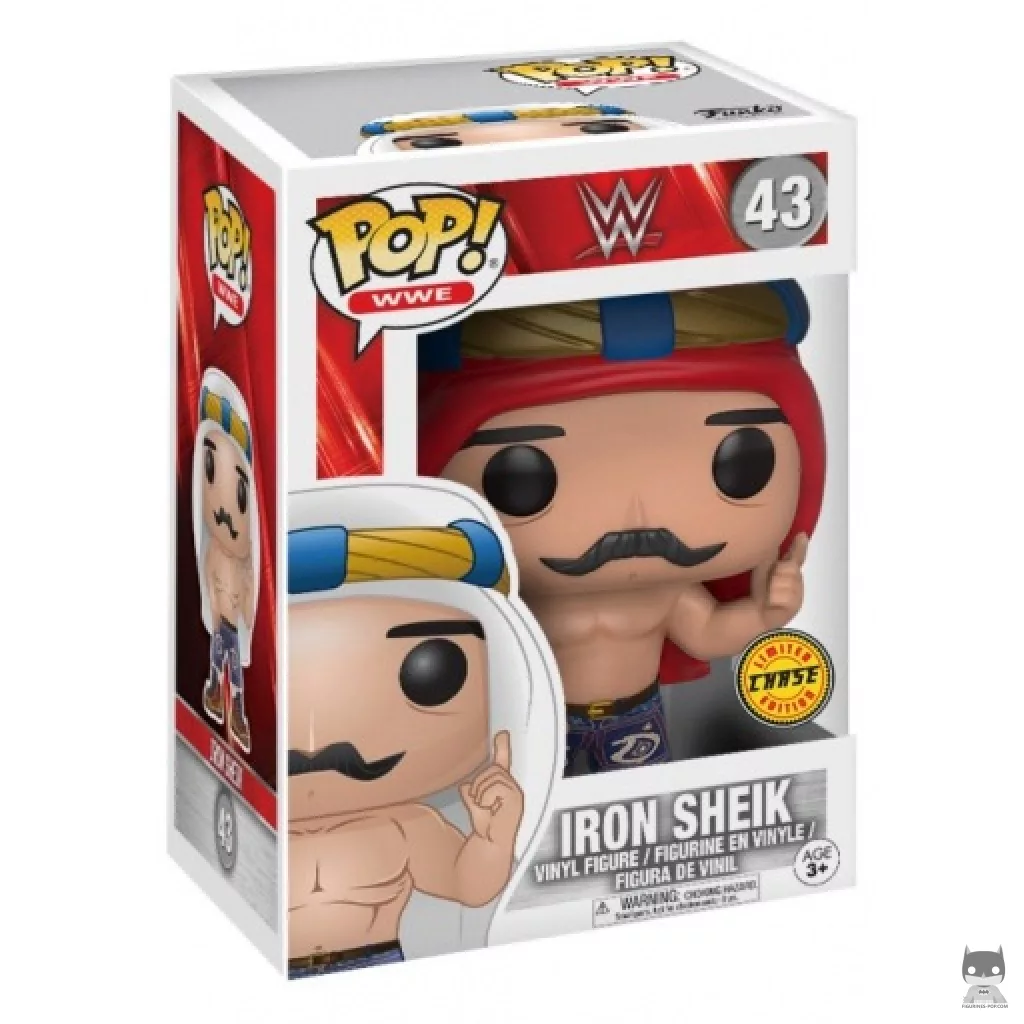 Iron Sheik (Chase) Funko Pop! figure in its box