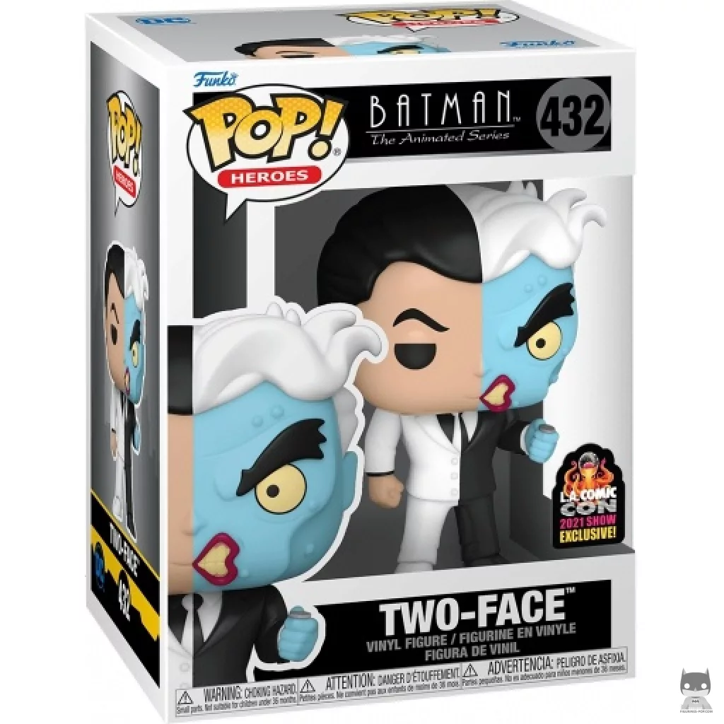 Two-Face Funko Pop! figure in its box