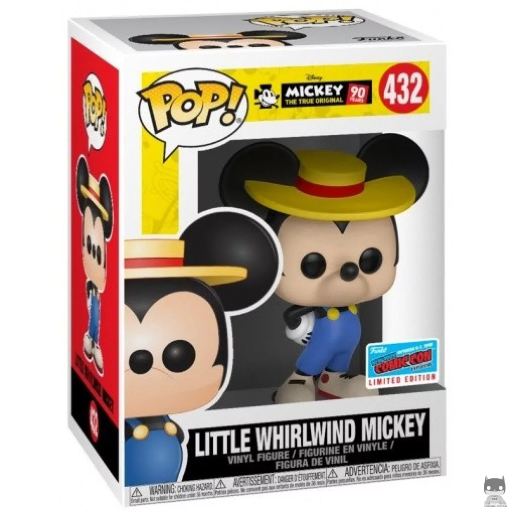 Mickey Mouse Little Whirlwind Funko Pop! figure in its box