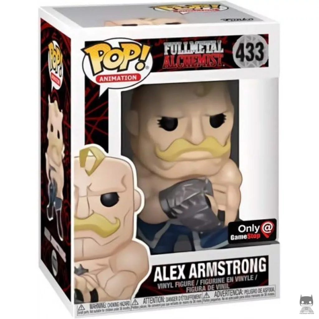 Alex Armstrong Funko Pop! figure in its box