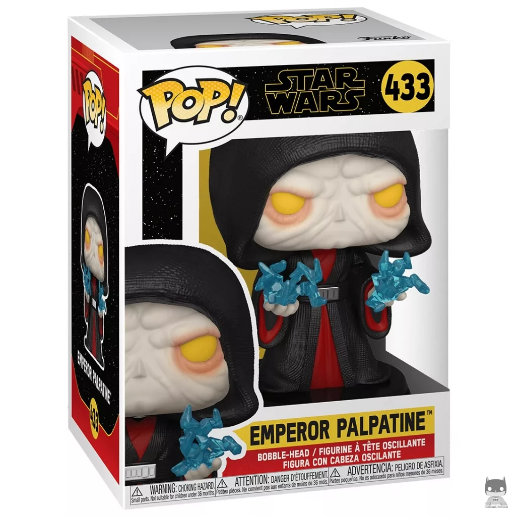 Emperor Palpatine Funko Pop! figure in its box