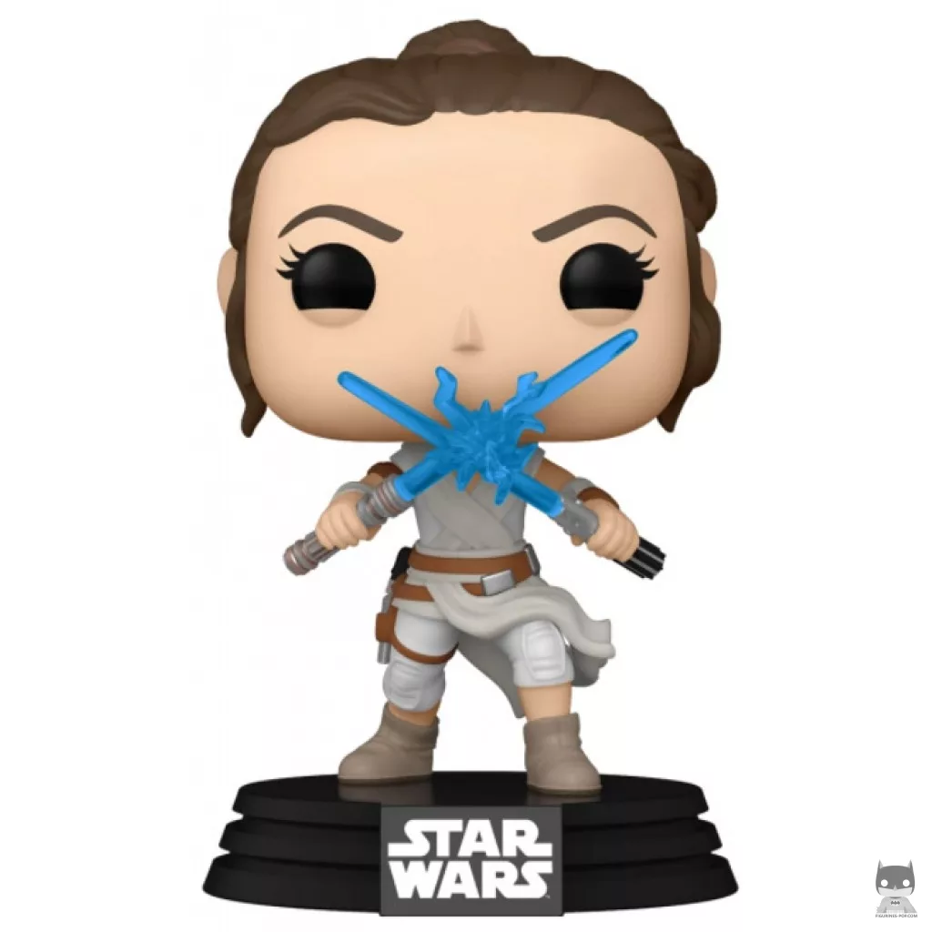 Rey with Two Lightsabers Funko Pop! figure (Star Wars: Episode IX, The Rise of Skywalker)