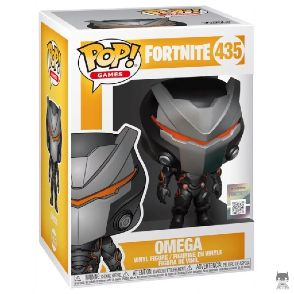 Omega (Full Armor Tier 100) Funko Pop! figure in its box