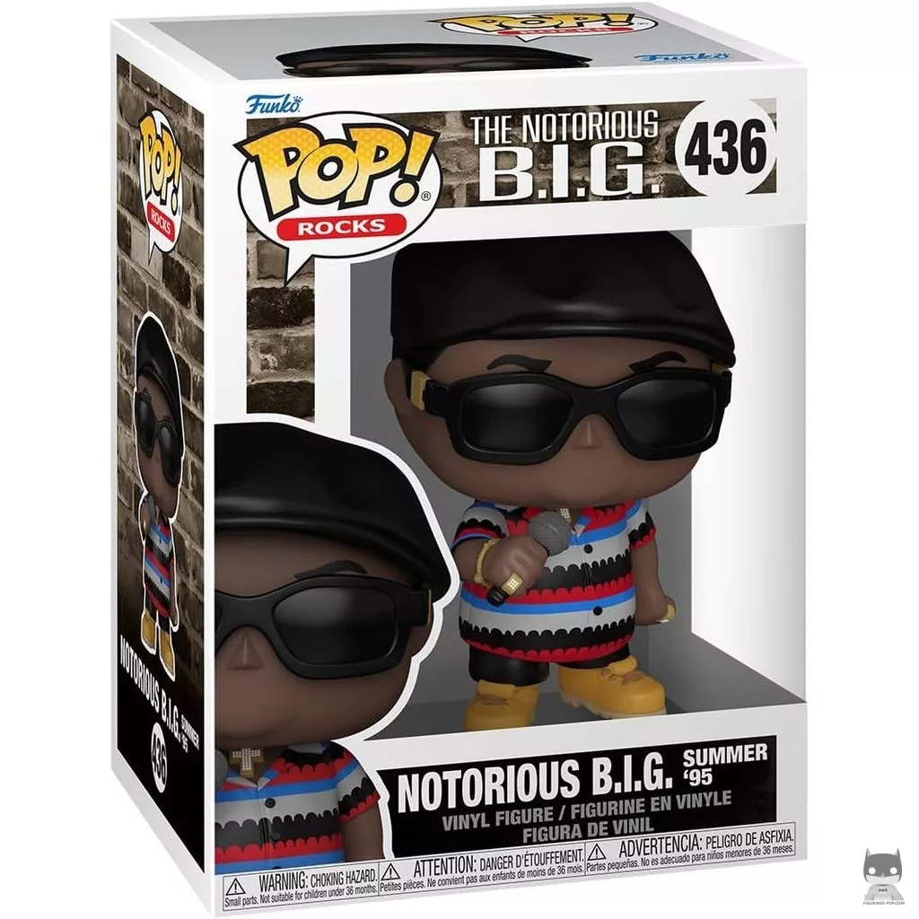 Notorious B.I.G. Summer '95 Funko Pop! figure in its box