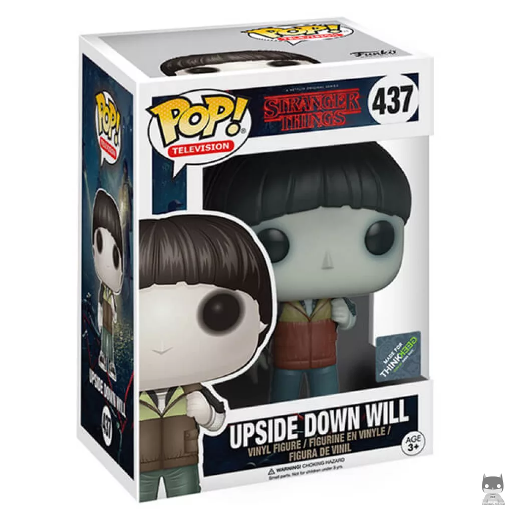 Will Byers upside down Funko Pop! figure in its box