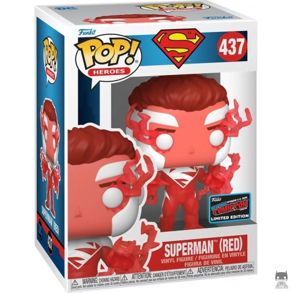 Superman (Red) Funko Pop! figure in its box