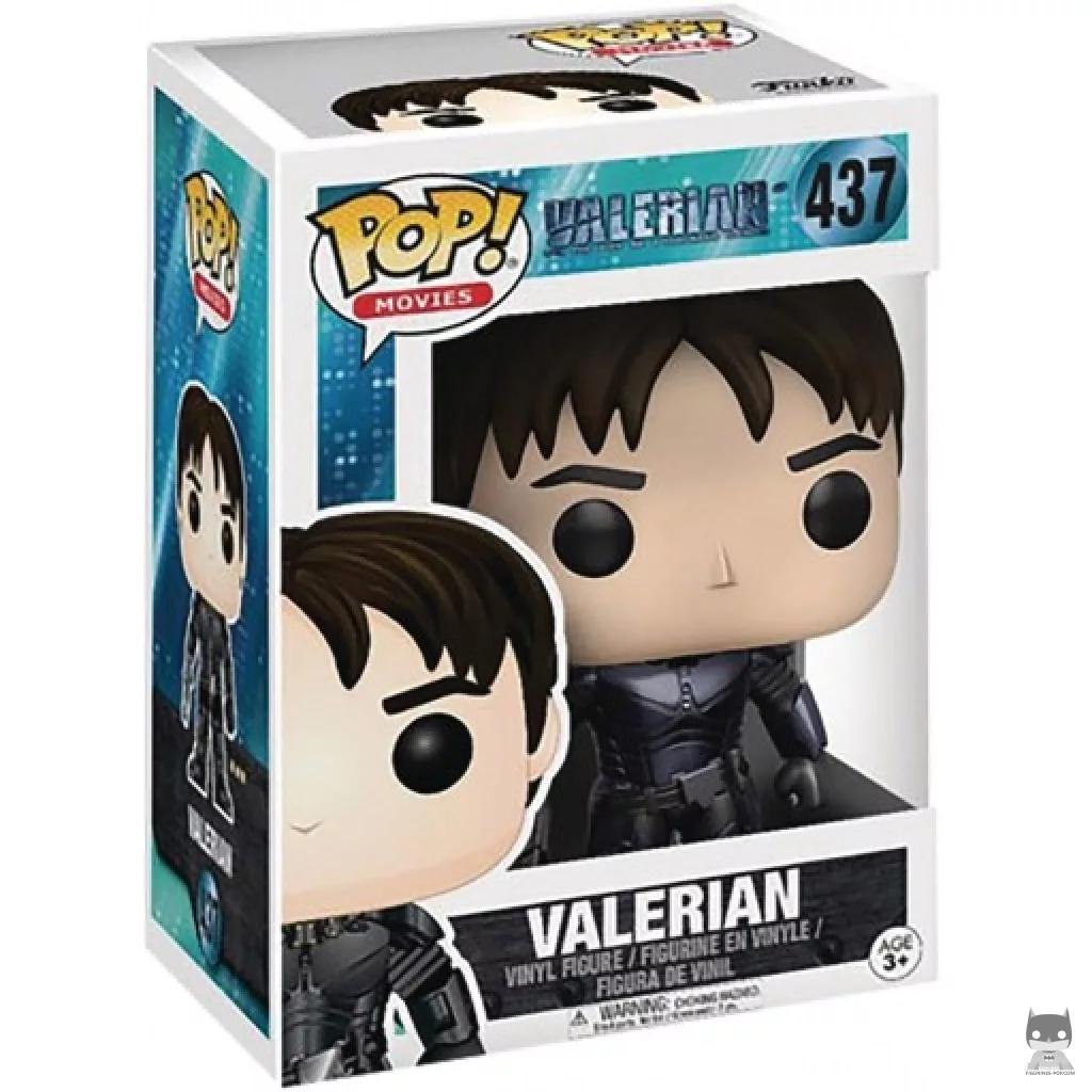 Valerian Funko Pop! figure in its box