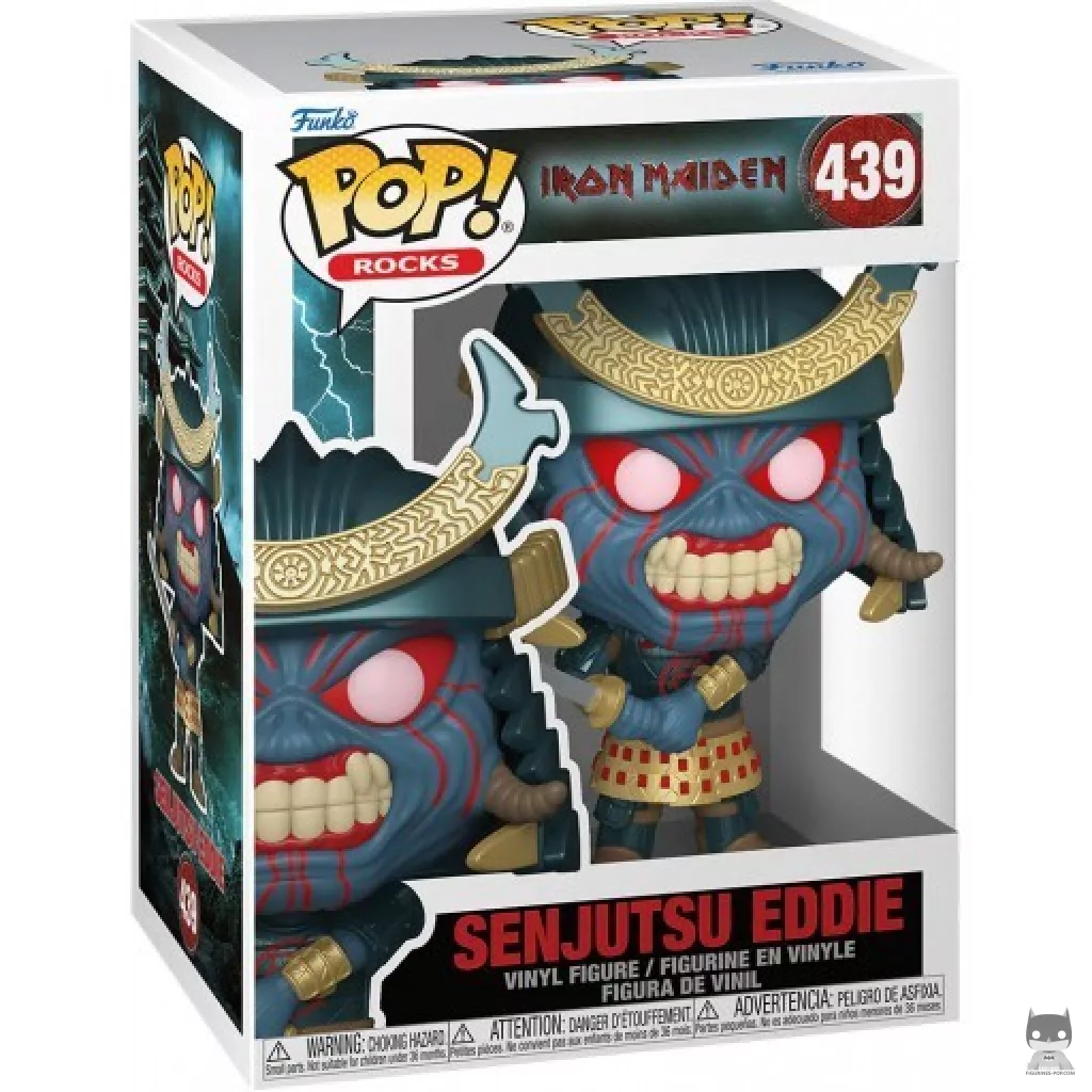 Senjutsu Eddie Funko Pop! figure in its box