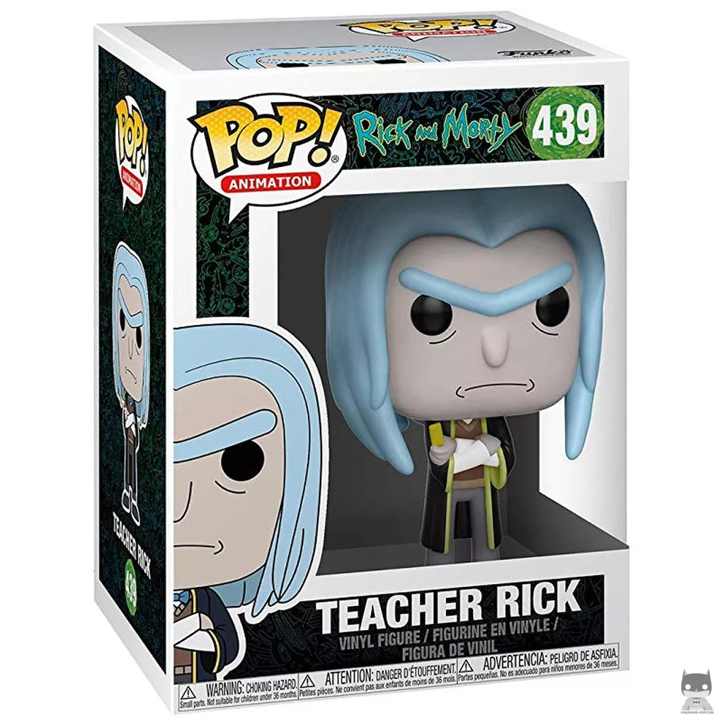 Teacher Rick Funko Pop! figure in its box