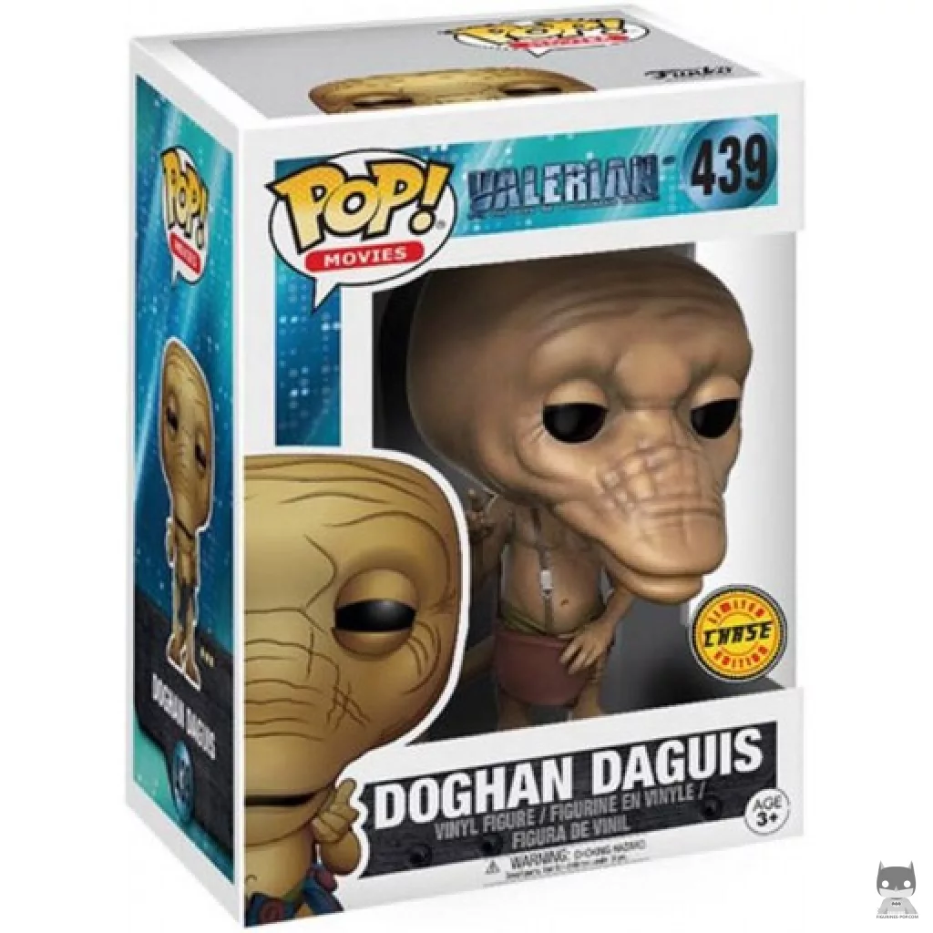 Doghan Daguis with Satchel (Chase) Funko Pop! figure in its box