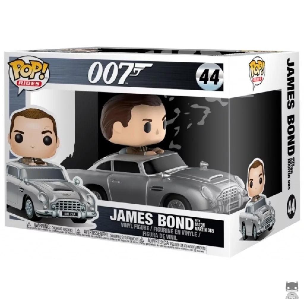 James Bond with Aston Martin DB5 Funko Pop! figure in its box