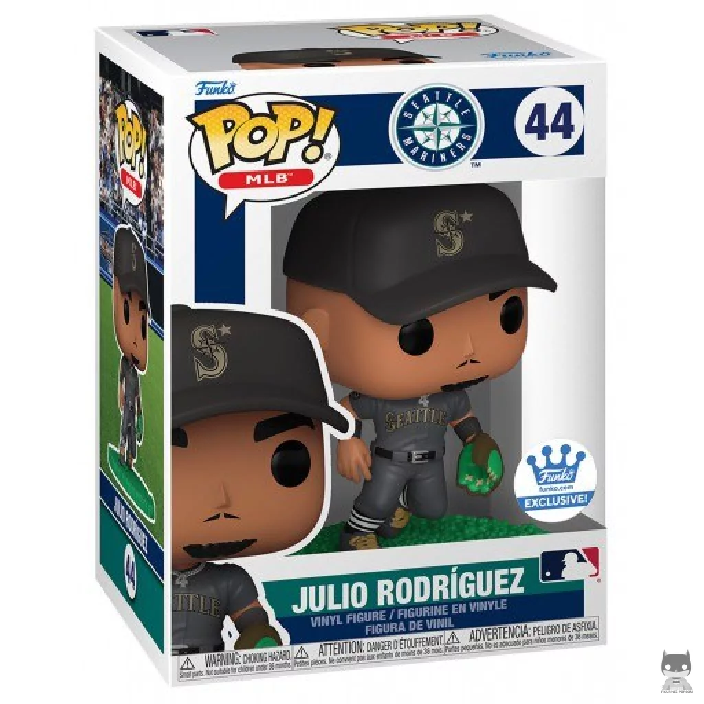 Julio Rodriguez Funko Pop! figure in its box