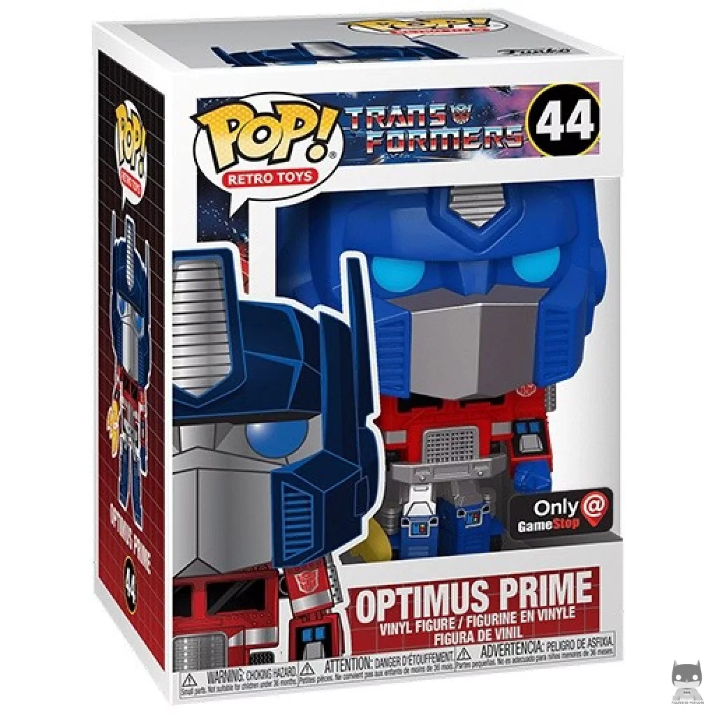 Optimus Prime Funko Pop! figure in its box