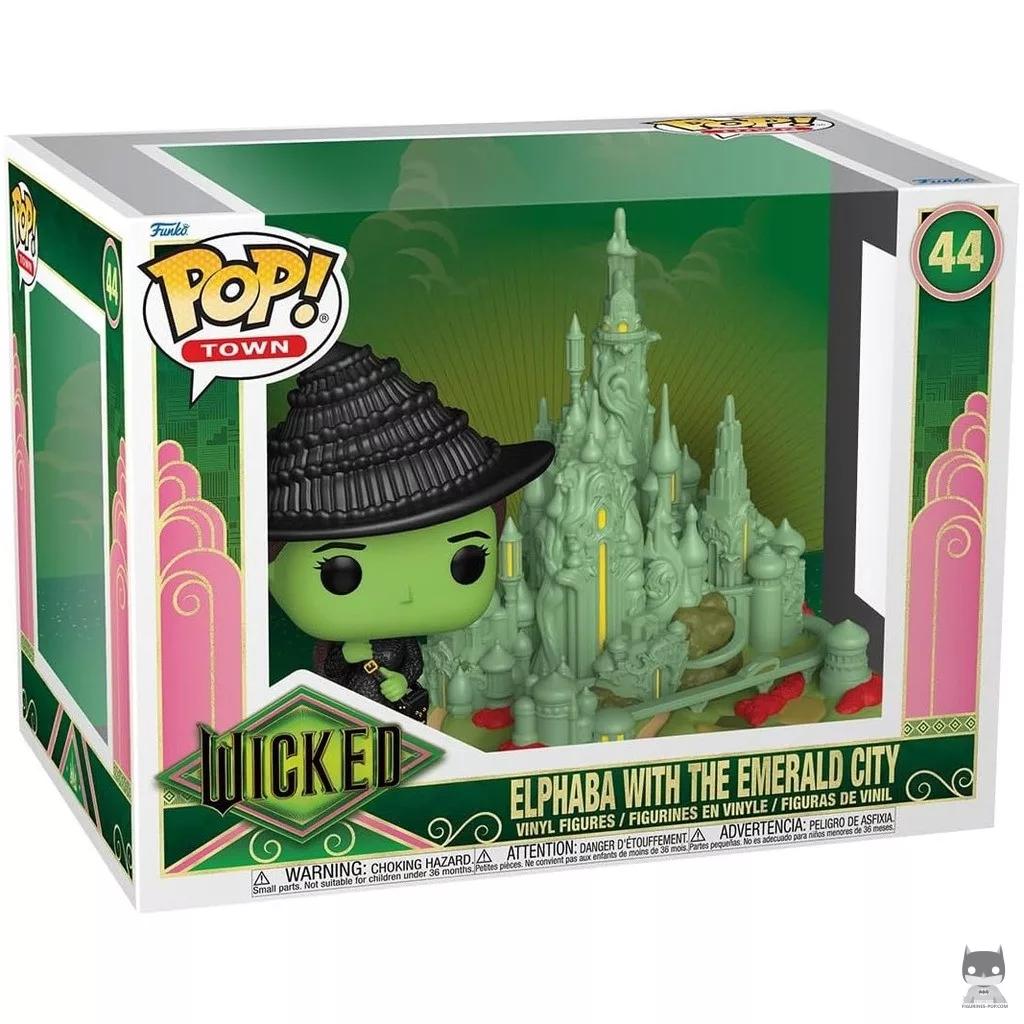 Elphaba with The Emerald City Funko Pop! figure in its box