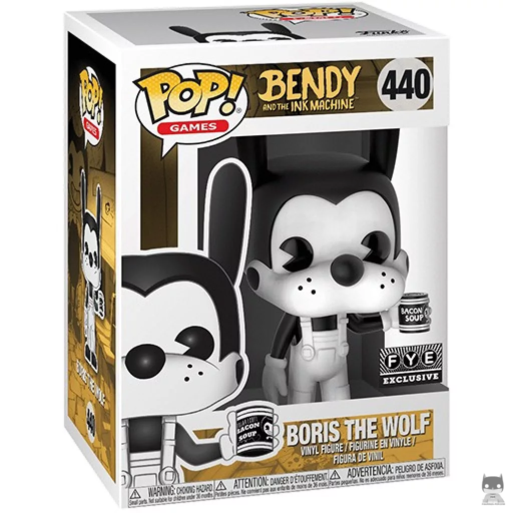 Boris the Wolf with Can of Soup Funko Pop! figure in its box