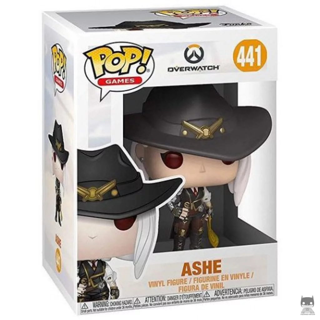 Ashe Funko Pop! figure in its box