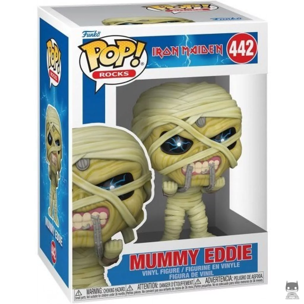 Mummy Eddie Funko Pop! figure in its box