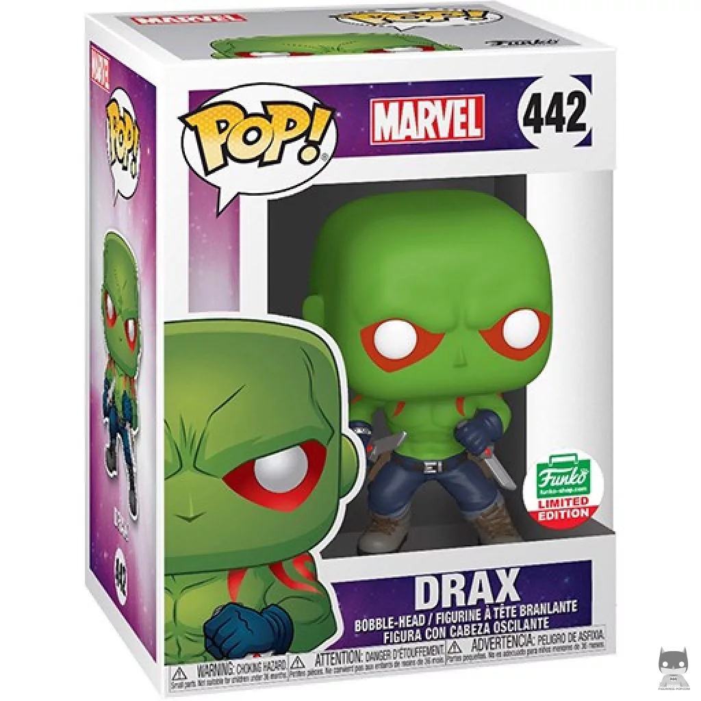 Drax Funko Pop! figure in its box