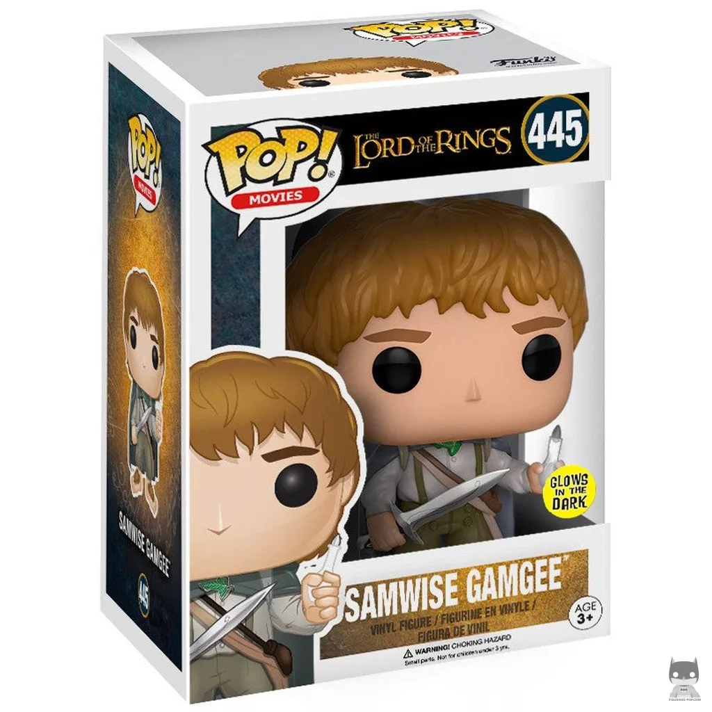 Samwise Gamgee (Glow in the Dark) Funko Pop! figure in its box