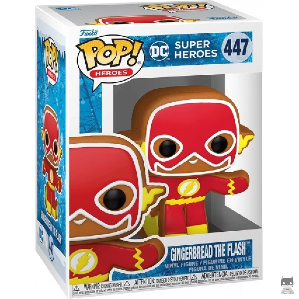 Gingerbread The Flash Funko Pop! figure in its box