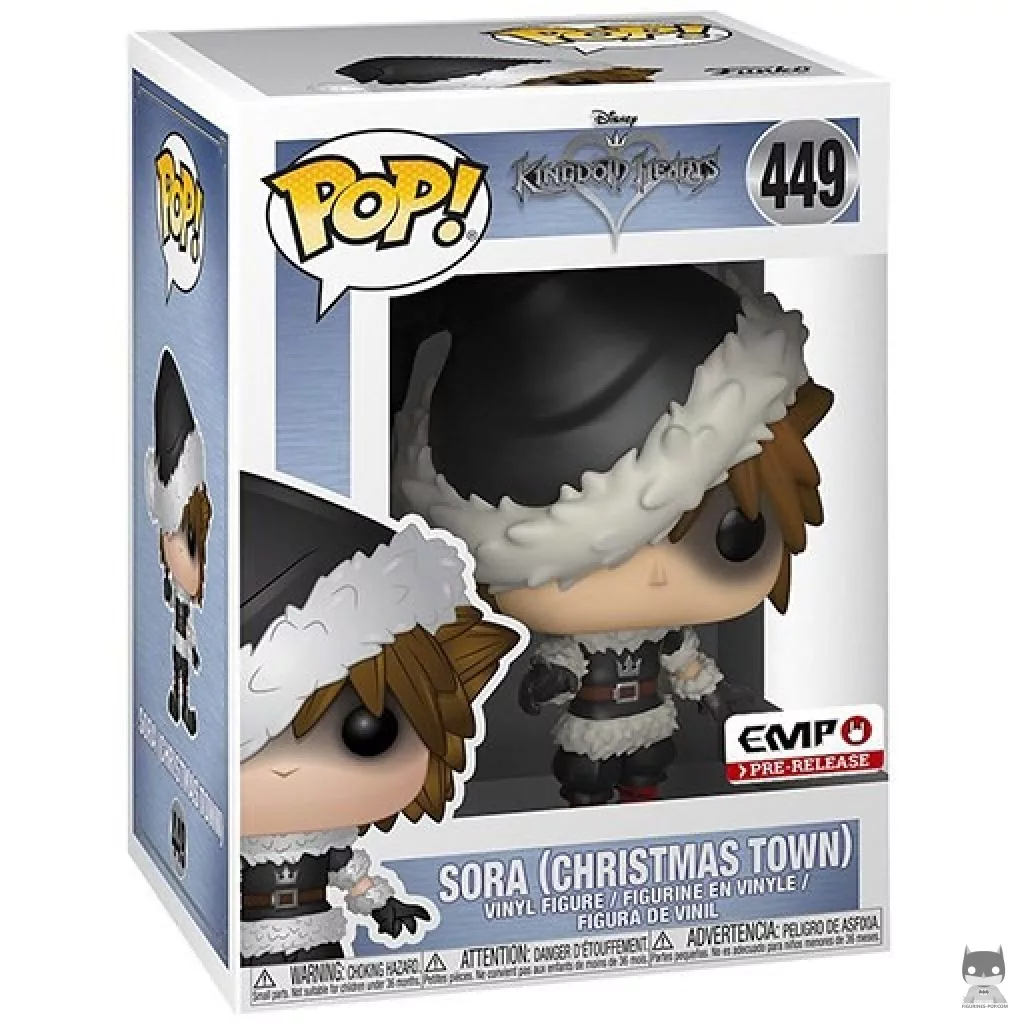 Sora (Christmas Town) Funko Pop! figure in its box