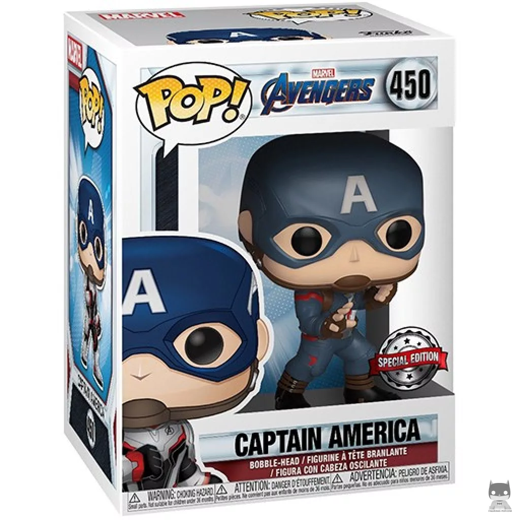 Captain America Funko Pop! figure in its box