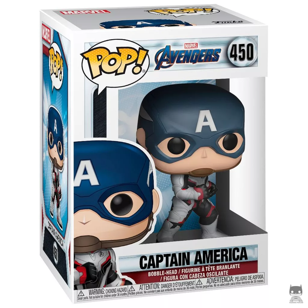 Captain America Funko Pop! figure in its box