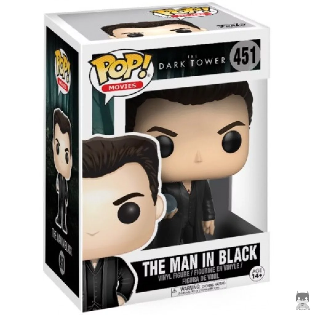 Man in Black Funko Pop! figure in its box