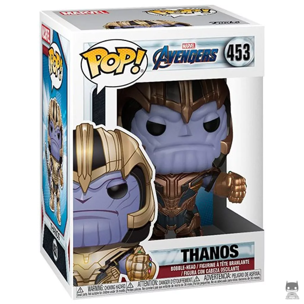Thanos Funko Pop! figure in its box