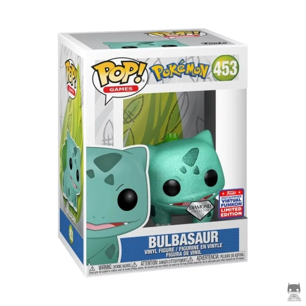 Bulbasaur (Diamond Glitter) Funko Pop! figure in its box