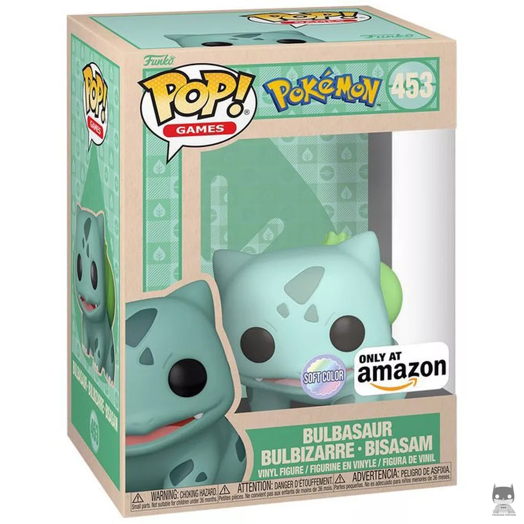 Bulbasaur (Soft Color) Funko Pop! figure in its box