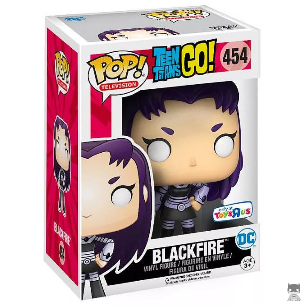 Blackfire Funko Pop! figure in its box