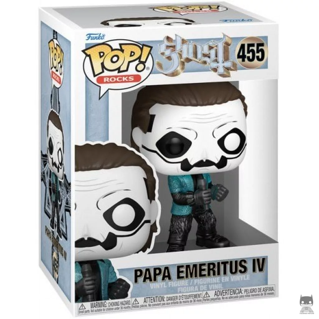 Papa Emeritus IV (Blue Jacket) Funko Pop! figure in its box