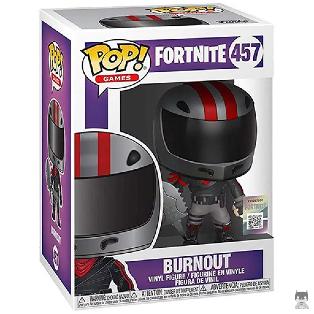 Burnout Funko Pop! figure in its box