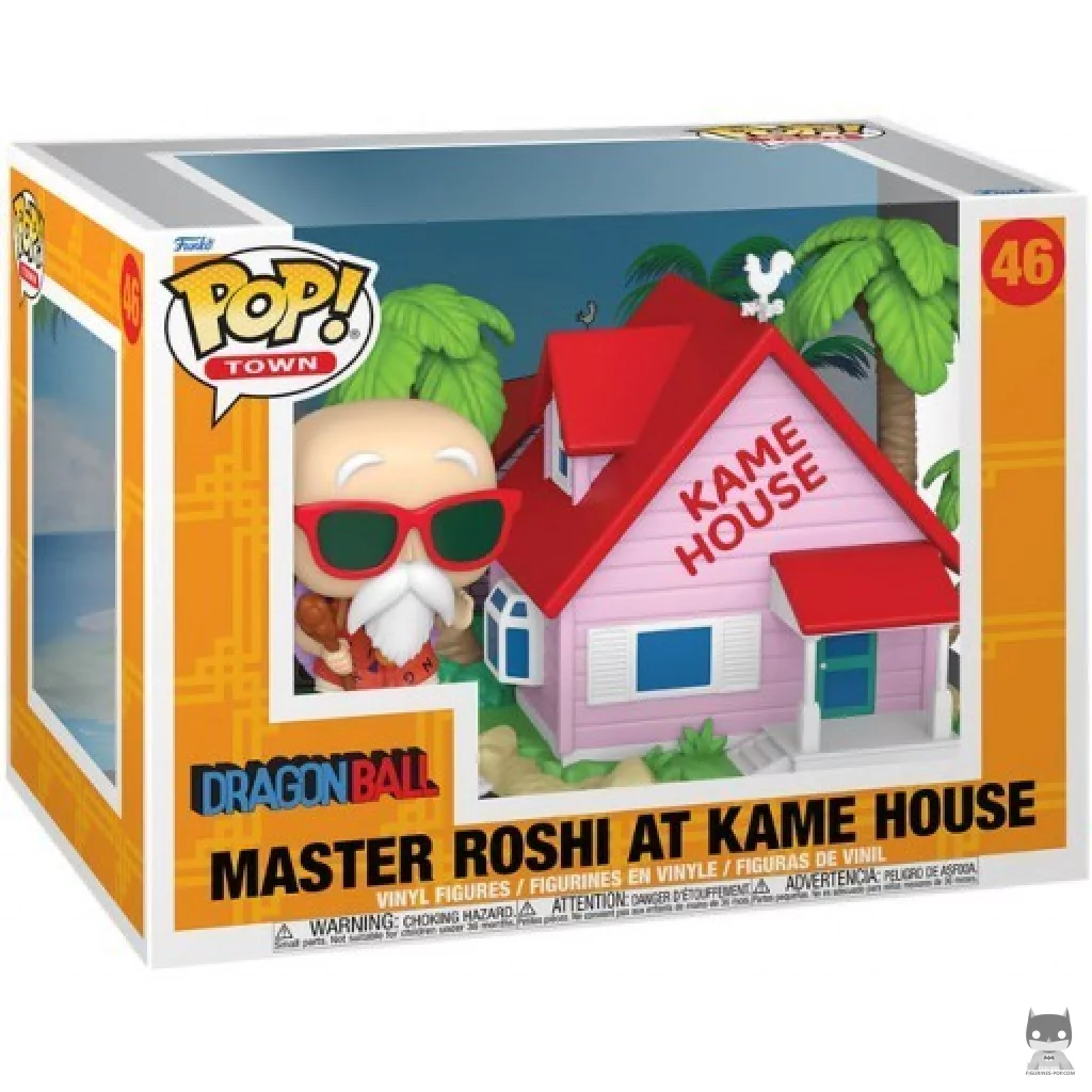 Master Roshi at Kame House Funko Pop! figure in its box