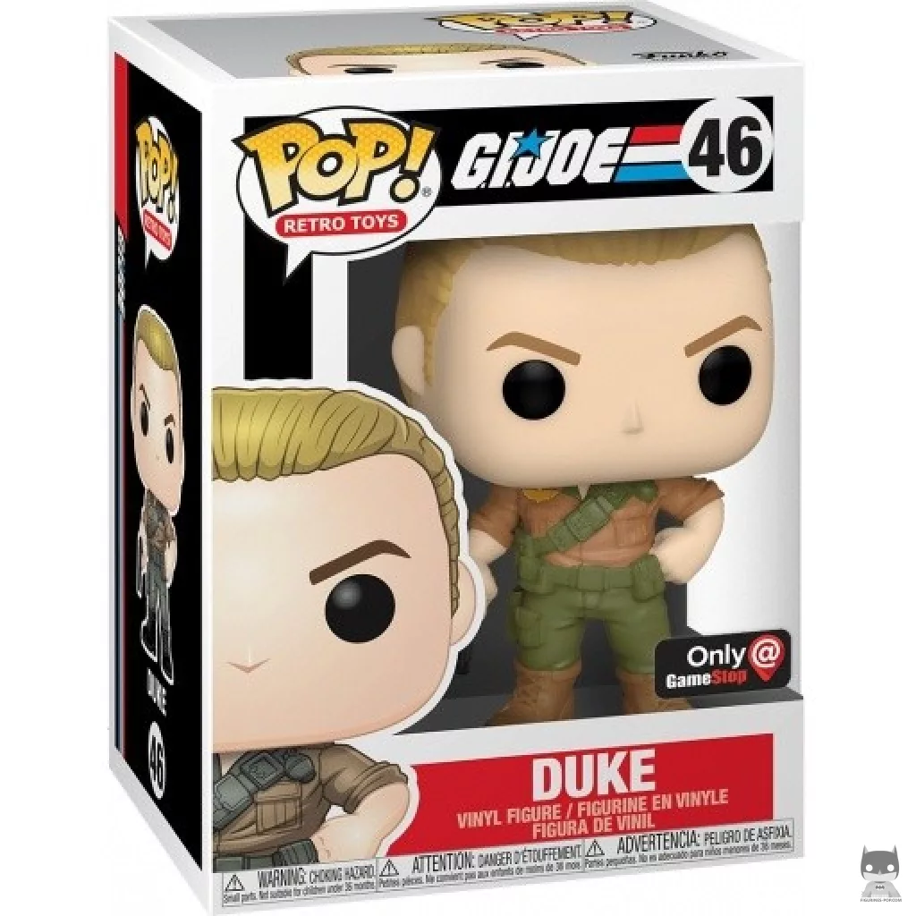 Duke Funko Pop! figure in its box