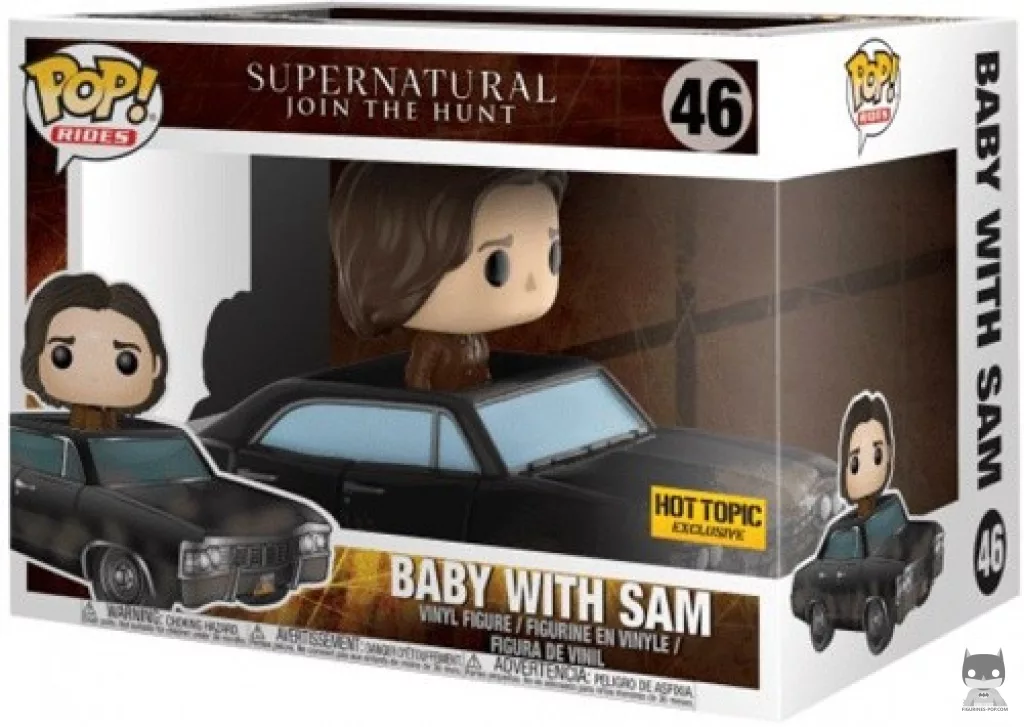 Baby with Sam Winchester Funko Pop! figure in its box