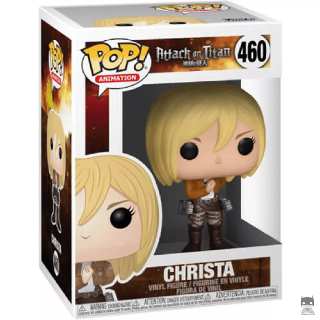 Christa Funko Pop! figure in its box