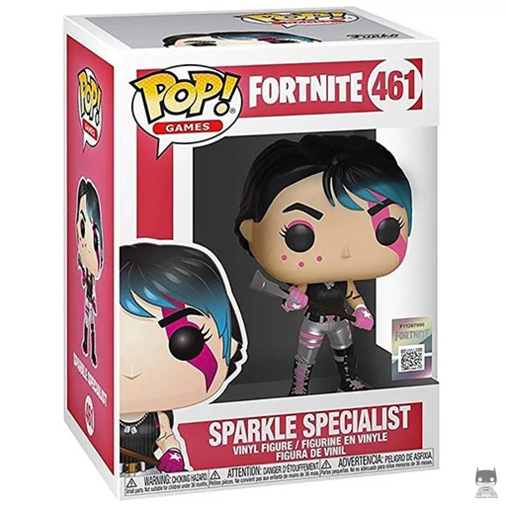 Sparkle Specialist Funko Pop! figure in its box